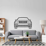 LS400 Front Silhouette Metal Wall Art