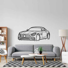 AMG GT C Angle Silhouette Metal Wall Art