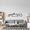 Mustang Cobra Cabrio 2004 Detailed Silhouette Metal Wall Art