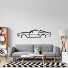Mustang GT500 1967 Detailed Silhouette Metal Wall Art