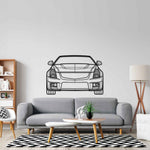 CTS-V 2011 Front Silhouette Metal Wall Art