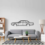 Galaxie 1971 Sedan Detailed Silhouette Metal Wall Art