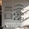 P Generation 3 Silhouette Metal Wall Art