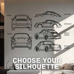 P Generation 3 Silhouette Metal Wall Art