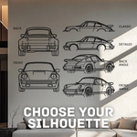 P Generation 2 Silhouette Metal Wall Art