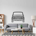REPU 1974 Front Silhouette Metal Wall Art