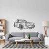 Cobra 1965 Angle Silhouette Metal Wall Art
