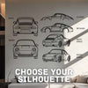 P Generation 4 Silhouette Metal Wall Art