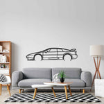 Esprit Turbo Detailed Silhouette Metal Wall Art