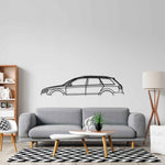 A4 S4 2007 Wagon Classic Silhouette Metal Wall Art