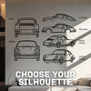 P Generation 1 Silhouette Metal Wall Art
