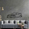 R35 GT-R Nismo 2024 Angle Silhouette Metal Wall Art