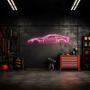 Corvette C6 Neon Silhouette