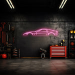 Corvette C6 Neon Silhouette