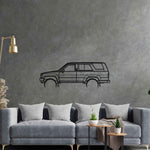 4Runner 1989 Detailed Silhouette Metal Wall Art