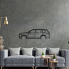 X7 2020 Detailed Silhouette Metal Wall Art