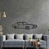 GTO 1970 Angle Silhouette Metal Wall Art