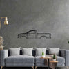 RAM 1500 2013 Classic Silhouette Metal Wall Art