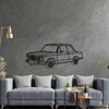 2002 1974 Angle Silhouette Metal Wall Art