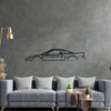 NSX Classic Silhouette Metal Wall Art