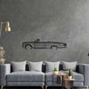 Galaxie 500 1963 Detailed Silhouette Metal Wall Art