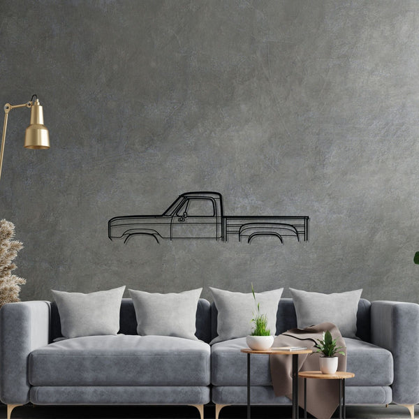 Warlock 1980 Classic Silhouette Metal Wall Art
