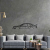 90 Quattro IMSA GTO Classic Silhouette Metal Wall Art
