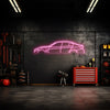 M3 F80 Neon Silhouette