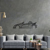 340R 2002 Detailed Silhouette Metal Wall Art