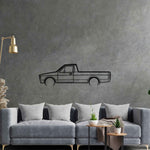 Caddy 1981 Detailed Silhouette Metal Wall Art