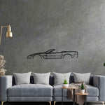 C5 Cabrio 2002 Silhouette Metal Wall Art