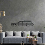 Invicta Station Wagon 1962 Detailed Silhouette Metal Wall Art