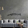 Huayra BC Classic Silhouette Metal Wall Art