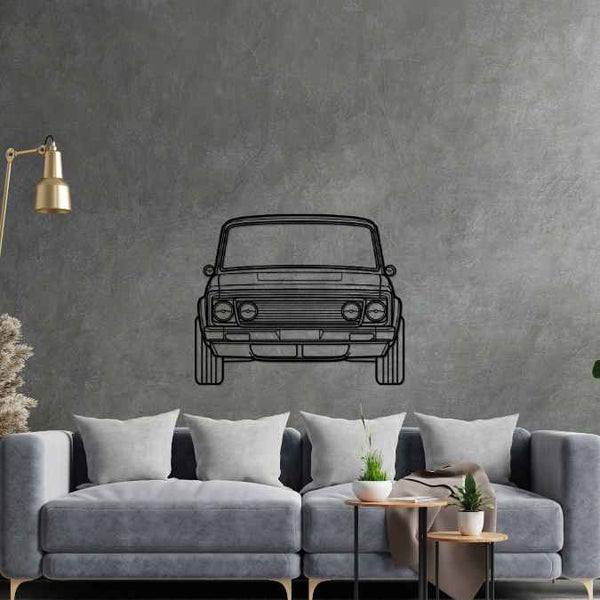 REPU 1974 Front Silhouette Metal Wall Art