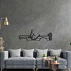 M38 1957 Classic Silhouette Metal Wall Art