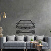 F10 2014 Front Silhouette Metal Wall Art