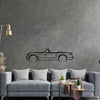 Corvette C1 1954 Detailed Silhouette Metal Wall Art