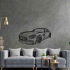 AMG GT 2017 Angle Silhouette Metal Wall Art