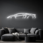 Aventador Neon Silhouette