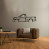 Lightning SV F150 2004 Detailed Silhouette Metal Wall Art