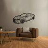 RC F 2020 Angle Silhouette Metal Wall Art