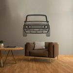 REPU 1974 Front Silhouette Metal Wall Art