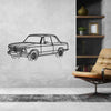 2002 1974 Angle Silhouette Metal Wall Art