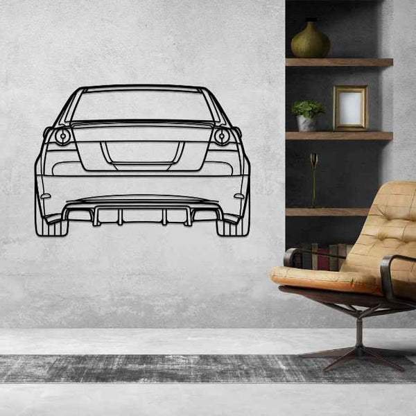 G8 GXP 2009 Back Silhouette Metal Wall Art