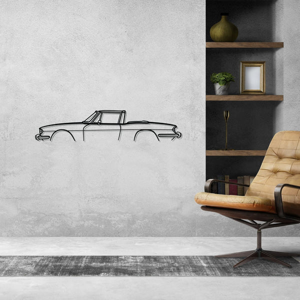 Triumph Stag 1972 Classic Silhouette Metal Wall Art