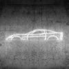 Corvette C6 ZR1 Neon Silhouette