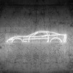 Corvette C6 ZR1 Neon Silhouette