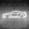 R35 GTR Neon Silhouette