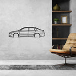 A4 2007 Detailed Silhouette Metal Wall Art