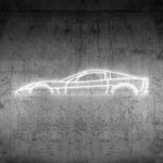 Corvette C6 Neon Silhouette